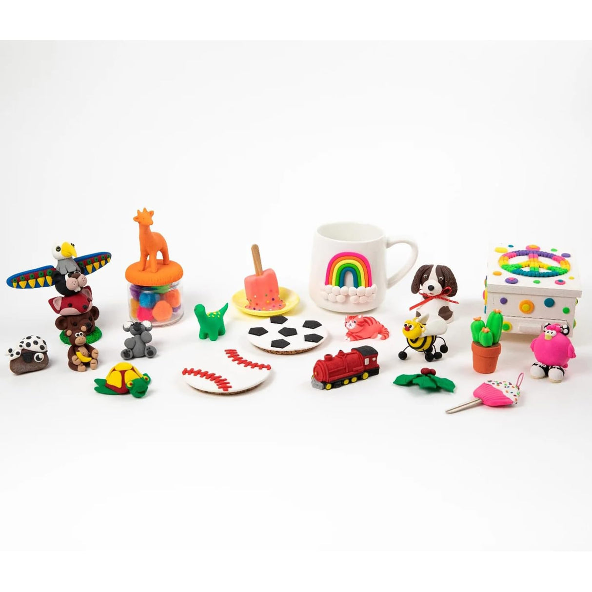 Sculpey III 30 Vibrant Colors of Polymer Oven-Bake Clay, Non Toxic 1.88 lbs., great for modeling, sculpting, holiday, DIY, mixed media and school projects. Great for all skill levels. Sculpey