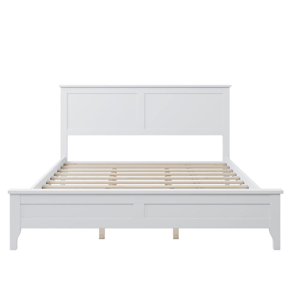 Harper & Bright Designs Modern White Queen Platform Bed with Headboard and Under-Bed Storage Harper & Bright Designs