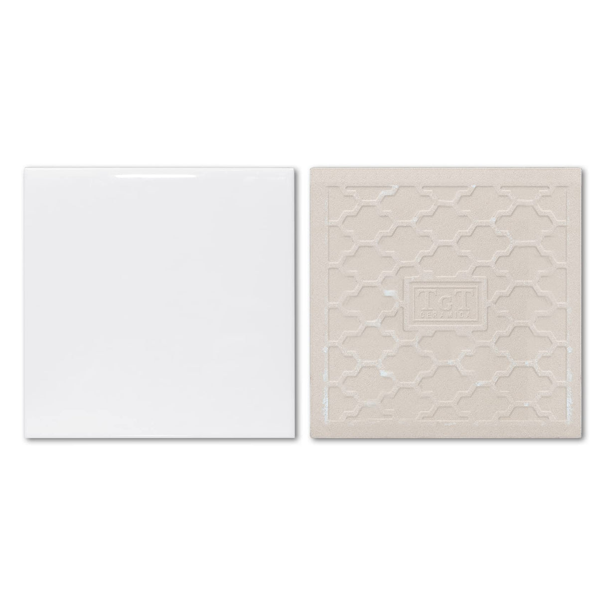 Sumex Sublimation Ceramic Coaster Blanks Tiles for Crafts,6 Pcs Glossy White Ceramic Tile for Heat Press(4×4 inch) Sumex