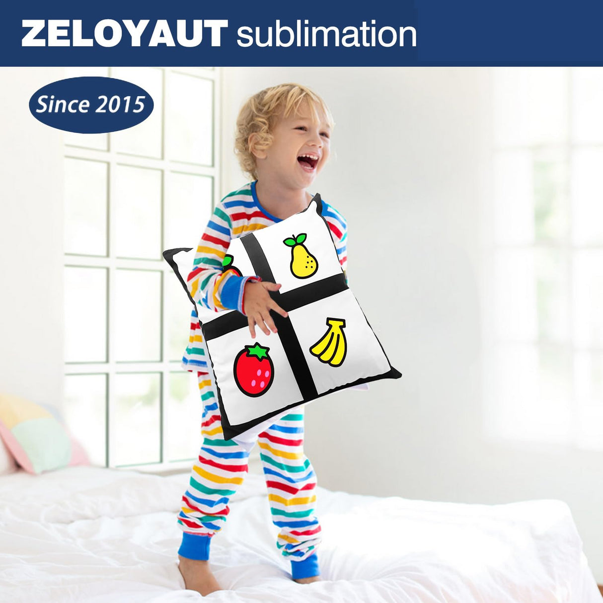 6pack Sublimation SHORT PLUSH Pillow Cases Blanks, 18x18 Inch, 4 Panels Style SHORT PLUSH Throw Pillow Covers, Cushion Cover for Sublimation, Sofa Couch DIY Pillow Case (No Pillow Insert, 6pcs) Zeloyaut