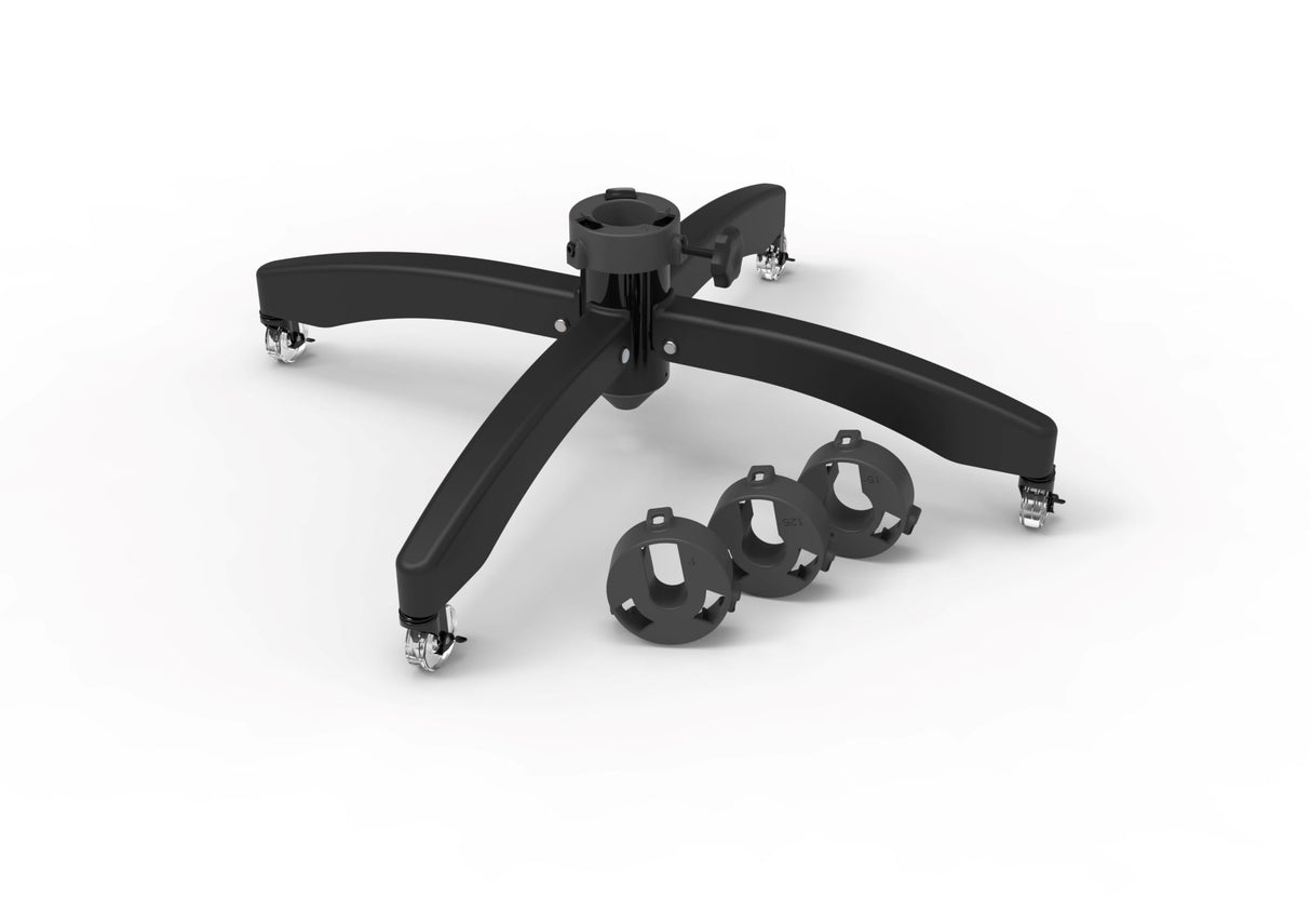 612 Vermont Universal Rolling Artificial Christmas Tree Stand for Trees up to 9 Foot Tall, Locking Caster Wheels (TK-10828-CC-VT) 612 Vermont