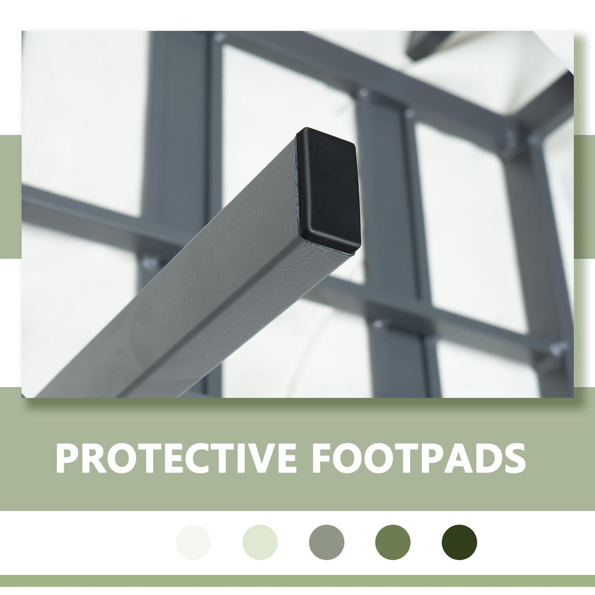 Auzfy 2 Pieces Outdoor Ottomans for Patio, No-Assembly Aluminum Outdoor Patio Footstool with Gray Cushions, Small Aluminum Patio Seat for Porch Yard Garden Deck, Grey Frame Auzfy