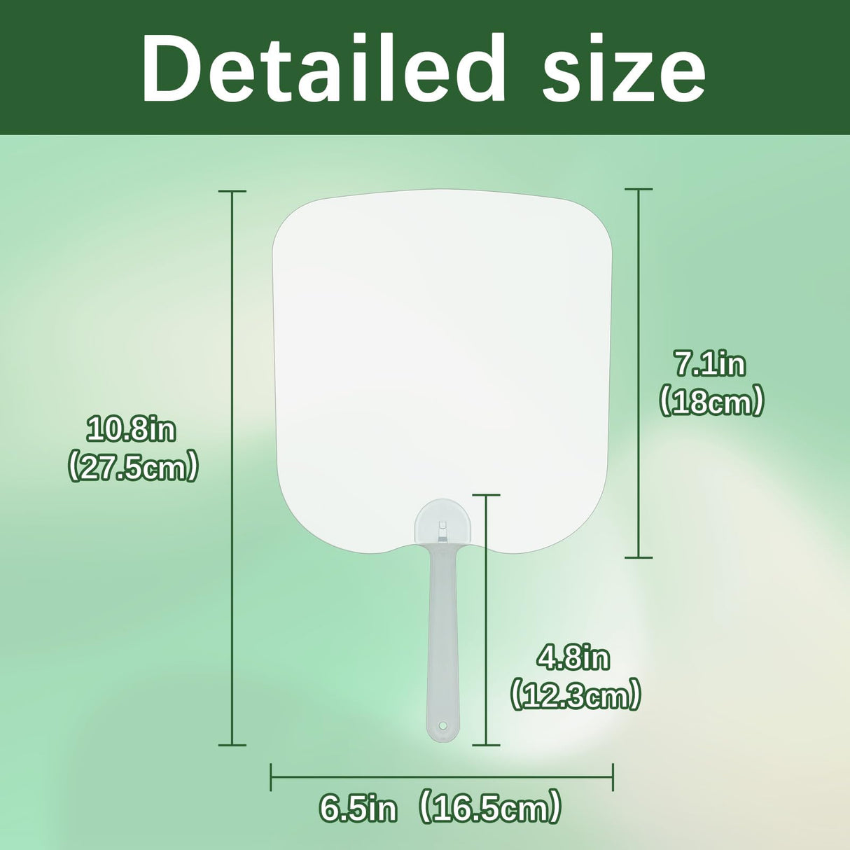 GEKIXUTP 15 Pcs Church Fans Handheld Set,Sublimation Fans Blank Double-Sided Sublimation Paddle Fan Blanks ,DIY Hand Fans for Church Parties and Wedding Fans for Guests GEKIXUTP