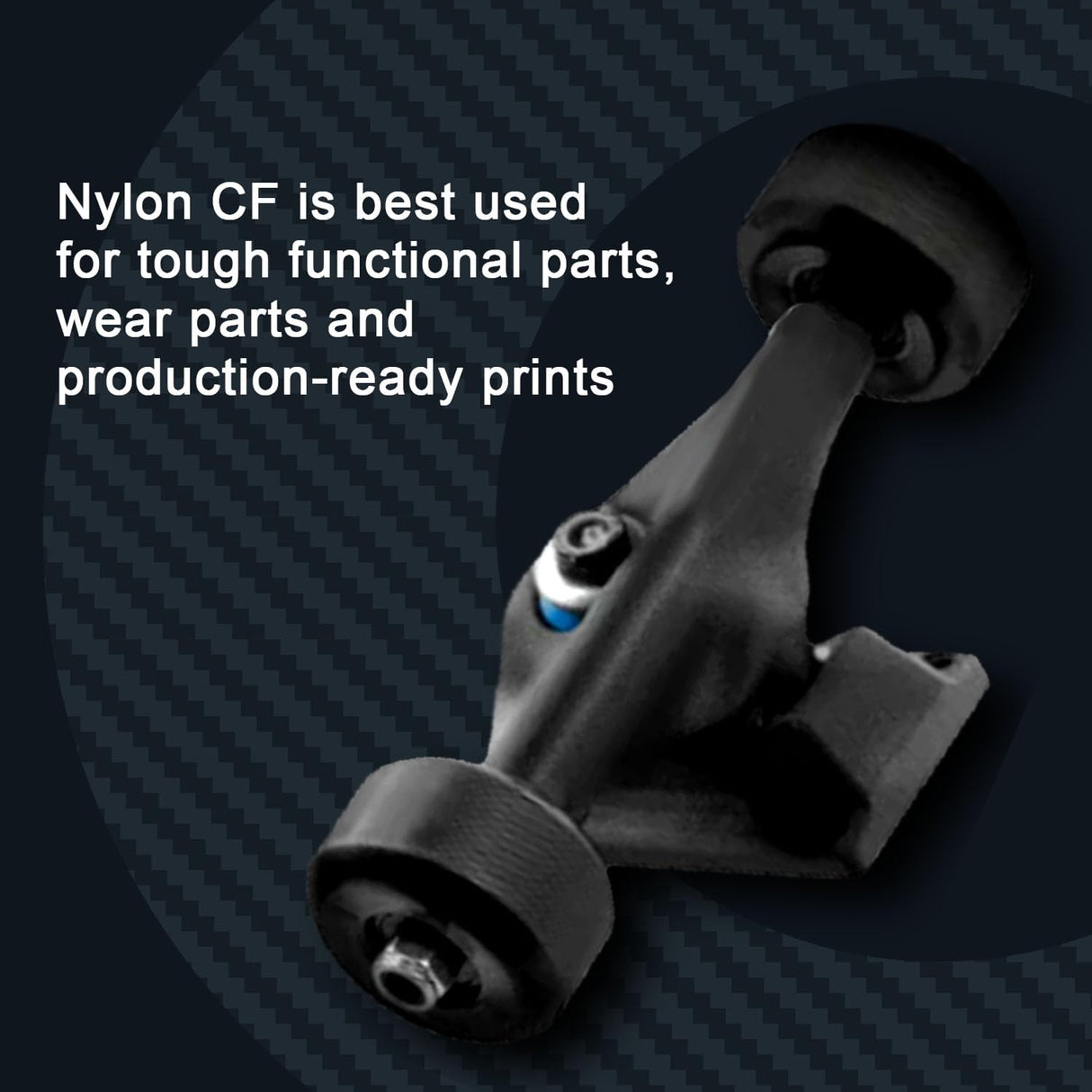 Yousu PA12-CF Filament, Nylon Filament 1.75 Black, 500g Carbon Fiber Nylon Filament, 1.75mm PA12-CF Warp Free & Moisture Free Nylon 3D Printer Filament. Yousu