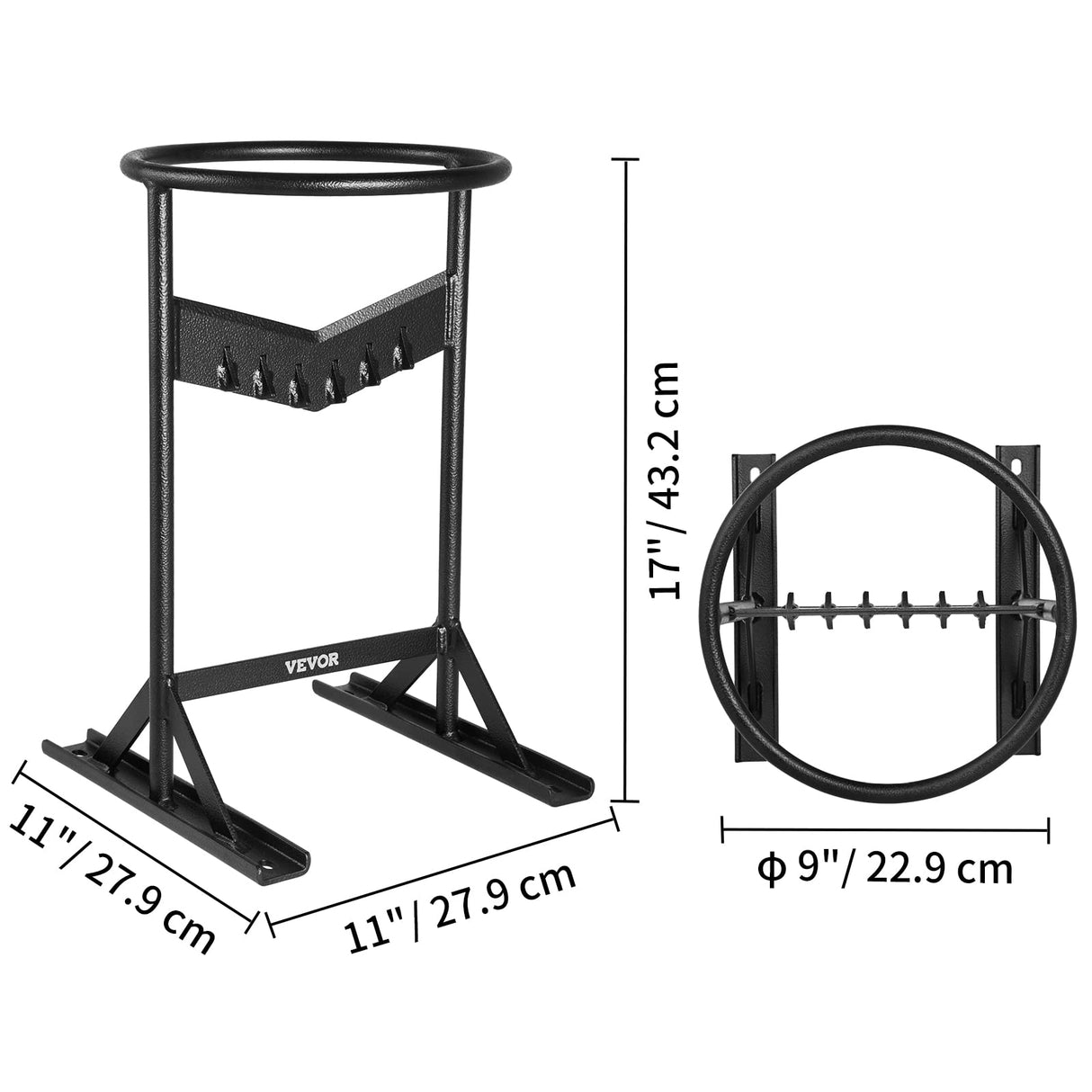 VEVOR Wood Splitter, XL Log Splitter for 8.6" Dia. Wood, Portable V Shaped Finger-safty Firewood Cutter, Heavy-Duty Solid Steel Wedge Manual Log Maker, with Protection Bag for Home Campsite VEVOR