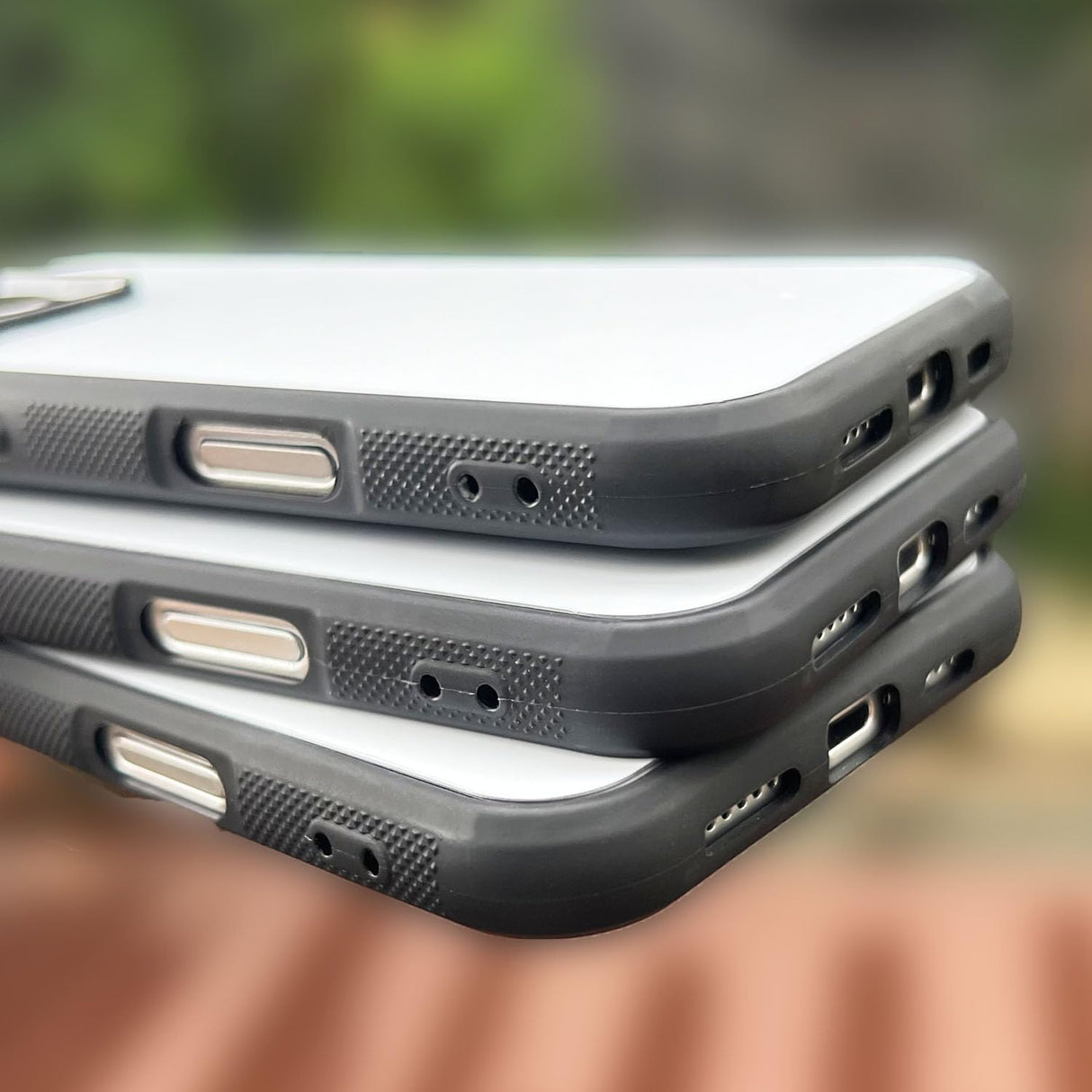 JUSTRY 5 Sets Sublimation Blanks Phone Case Bulk Covers Compatible with iPhone 16, 6.1-Inch, 2 in 1 2D DIY Blanks Case Soft Rubber Cover + Inserts Matte,Easy to Sublimate Customized Sub JUSTRY