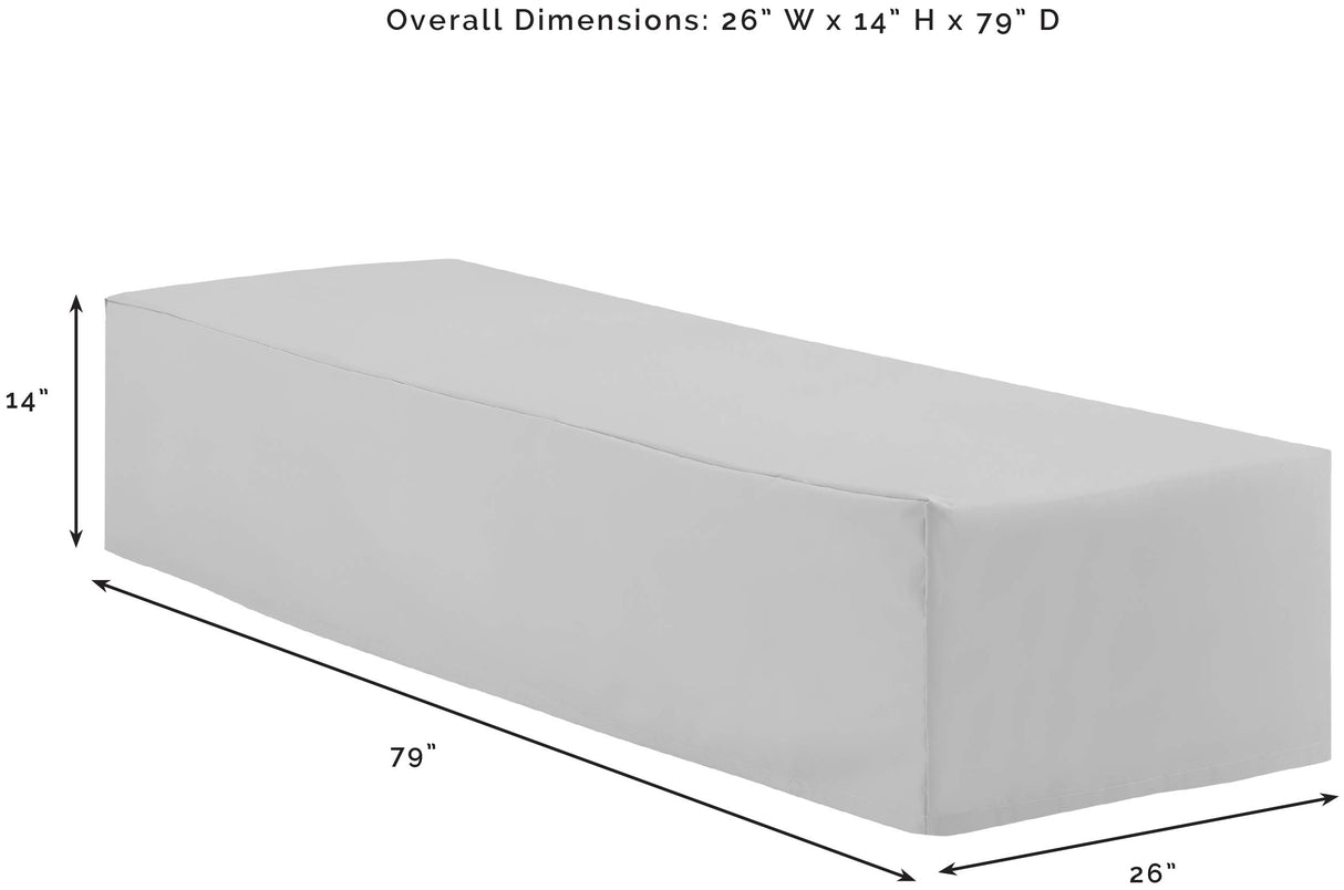 Crosley Furniture Patio Furniture Covers, Waterproof Outdoor Chaise Lounge Cover for Backyard, Tan Crosley Furniture