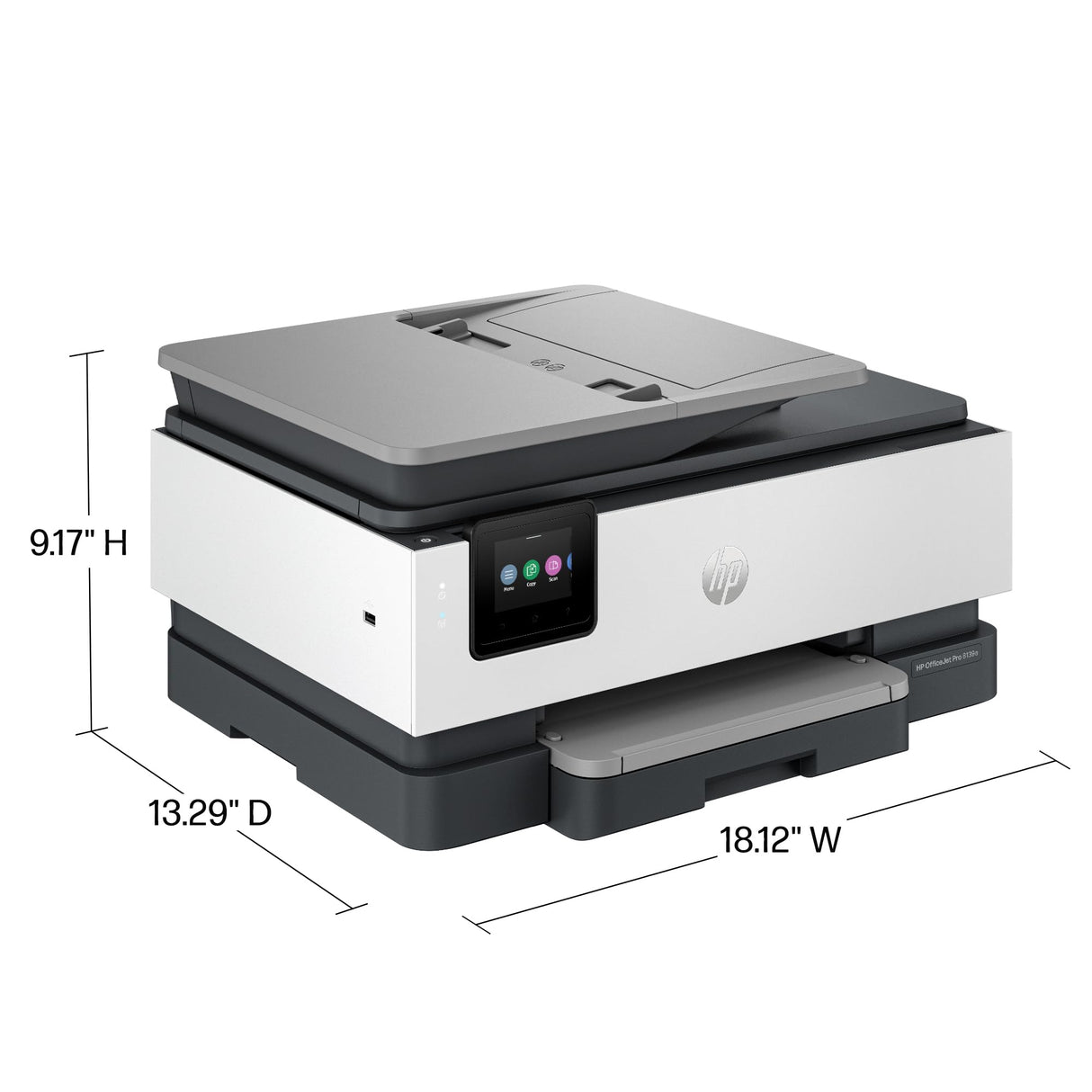 HP OfficeJet Pro 8139e Wireless All-in-One Color Inkjet Printer, Print, scan, Copy, fax, ADF, Duplex Printing Best-for-Home Office, 1 Year of Instant Ink Included HP