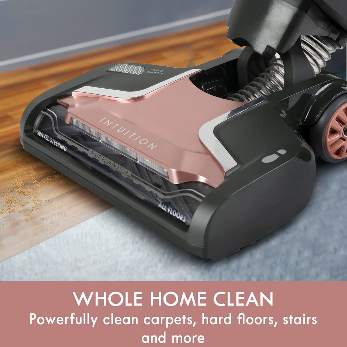 Kenmore BU4050 Intuition Bagged Upright Vacuum, liftup Cleaner with Hair Eliminator brushroll, pet Handi-Mate for Carpet, Hard Floor, Rose Gold Kenmore