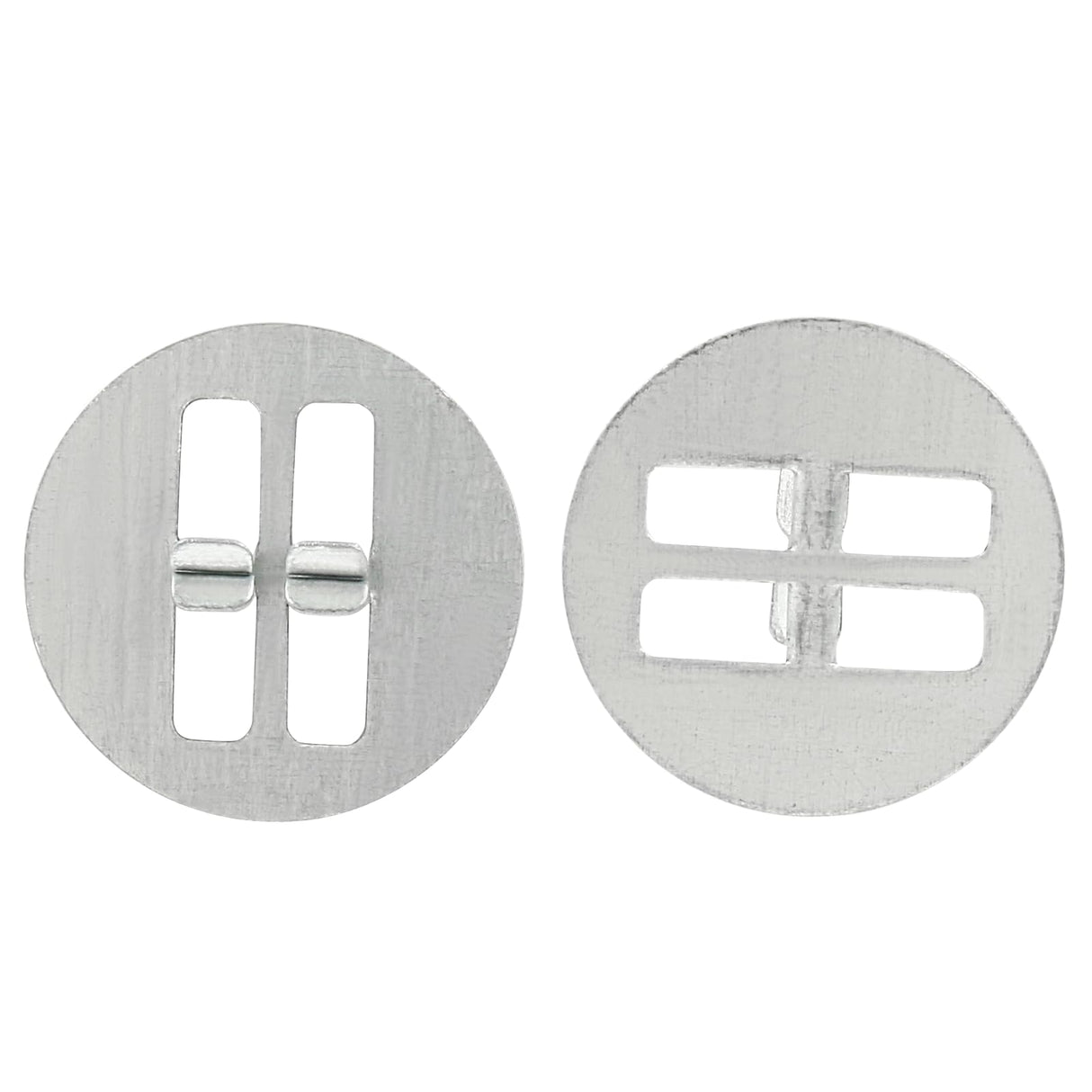 Litoexpe 100pcs Wooden Wick Clips, Round Candle Wick Base, Metal Wick Base Clip Sustainer Tabs Wood Wicks for Candle Making and Candle DIY Litoexpe