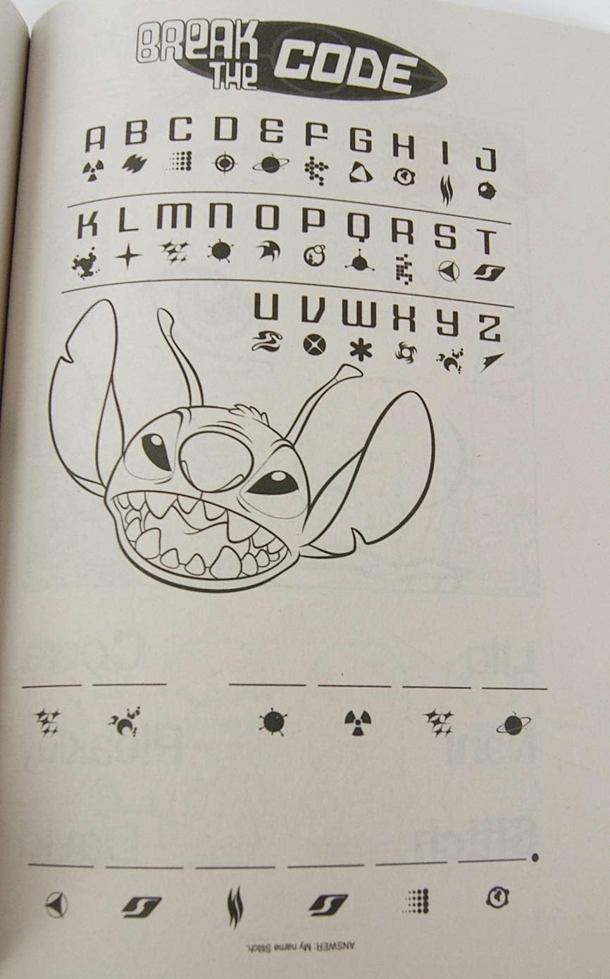 LiloandStitch ''Here for The Music'' Coloring and Activity Book - 80 Pages Coloring Books