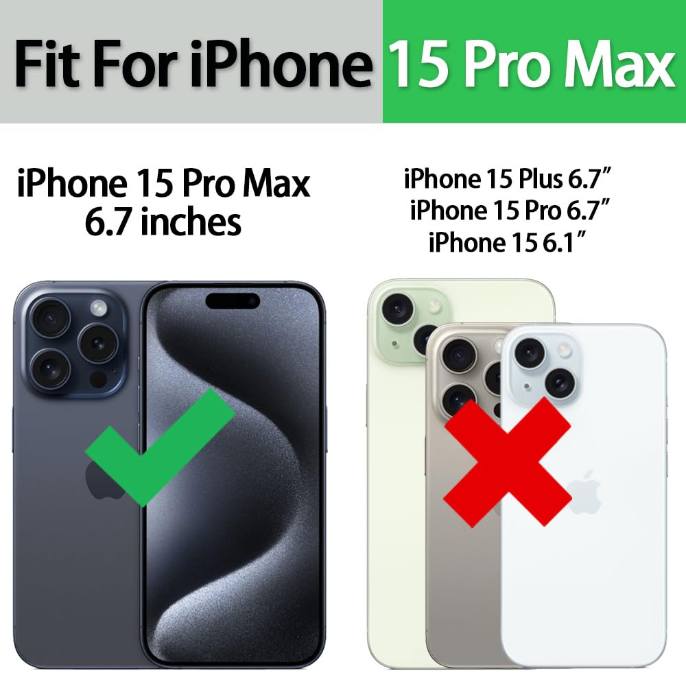 FOQENCCI 5 Piece Sublimation Blank Case Compatible for iPhone 15 Pro Max Soft Rubber + Hard PC Blanks Printable DIY Aluminum Anti-Slip Shockproof Bumper Phone Cover Compatible for iPhone 15 Pro Max FOQENCCI