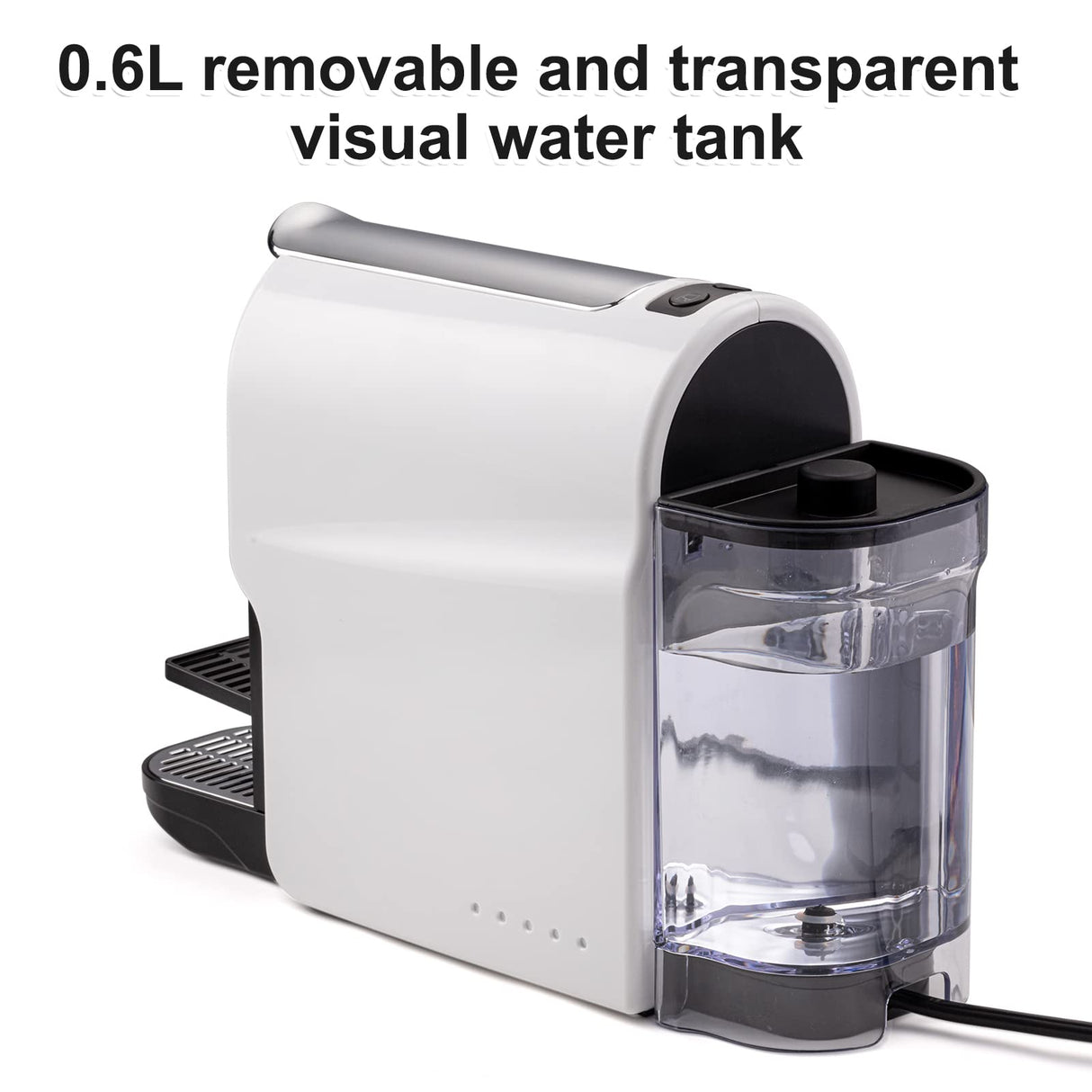 beanglass Espresso Pod Machine for Home, Compact Capsule Coffee Maker for NS Original Pods, 20 Bar High Pressure Pump, 22oz Removable Water Tank, Adjustable Cup Tray, 1350W beanglass