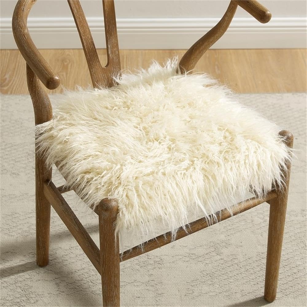 Riverbay Furniture 19.5'' Modern Wood Wishbone Chair in Gray Brown Riverbay Furniture