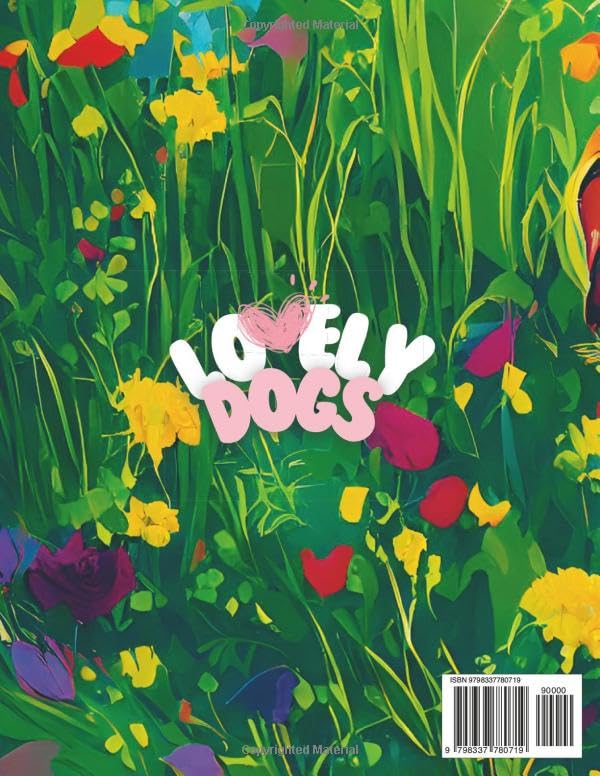 Lovely Dogs Coloring Book: Lovely 50 Dog Breeds to Color and Enjoy for Dog Lovers! WoodArtSupply