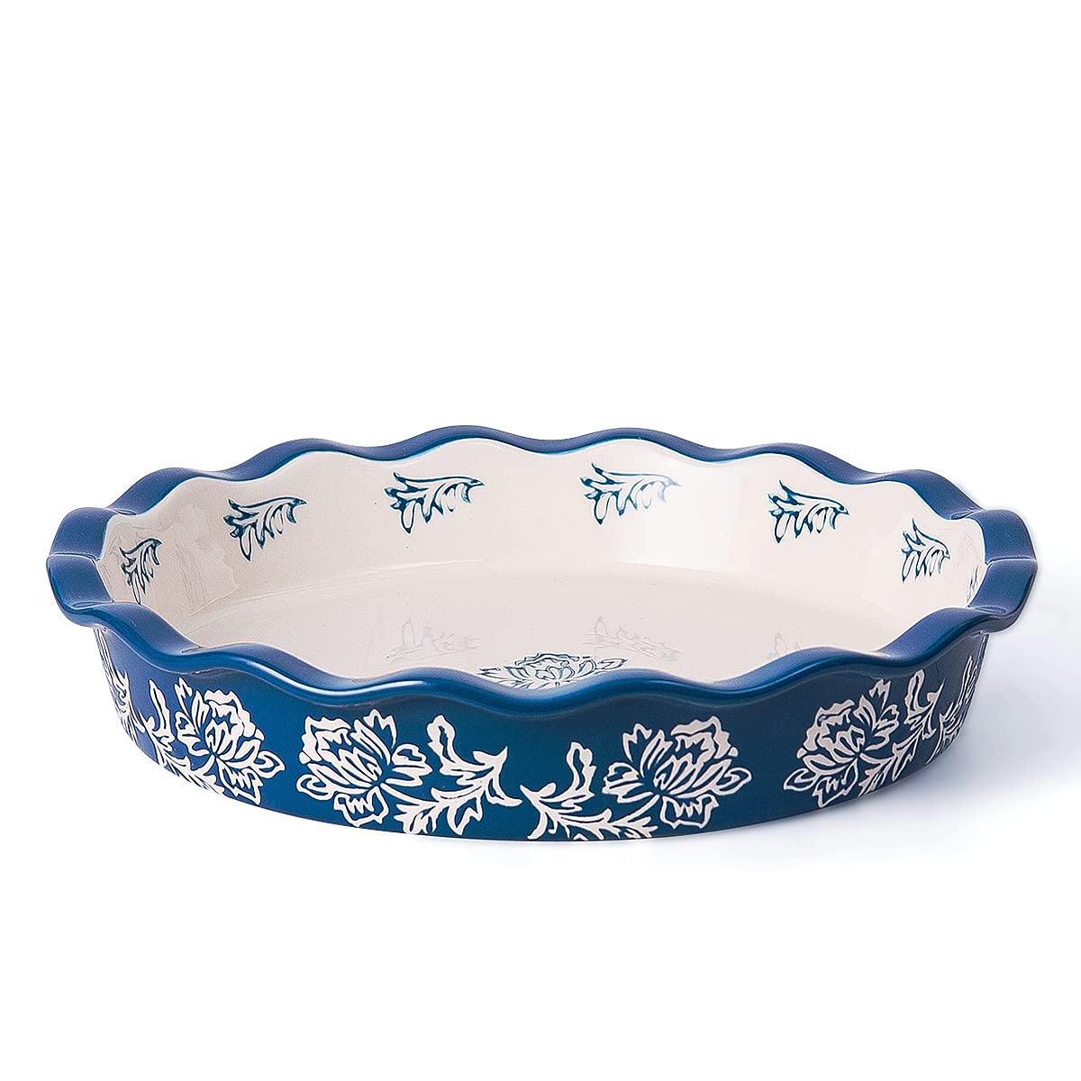 Wisenvoy Pie Pan Ceramic Pie Dish Pie Plate Deep Dish Pie Pan Non-Stick Pie Pans for Baking Pie Pans Pie Dishes Wisenvoy