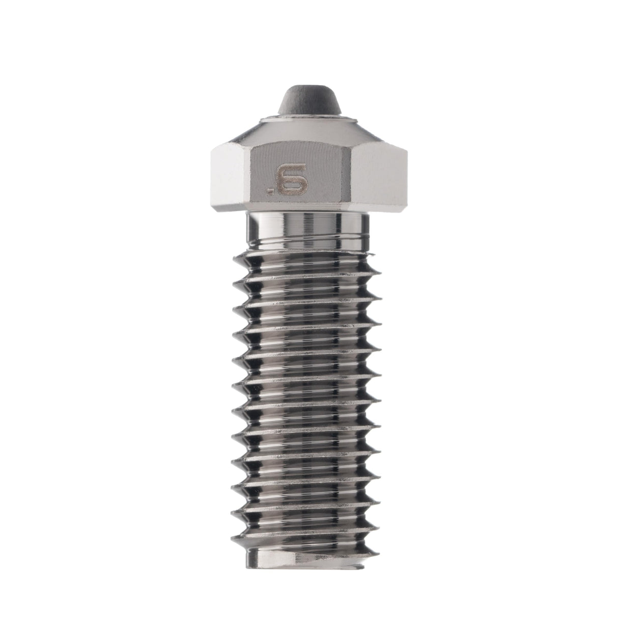 Diamondback Nozzles – Qidi Q1 Pro, XMax3, XPlus3 Compatible – Polycrystalline Solid Diamond Tip 3D Printer Nozzles, Improved Extrusion, Any Filament, Long Life, Wear Resistant, USA Made (0.6mm) US Synthetic