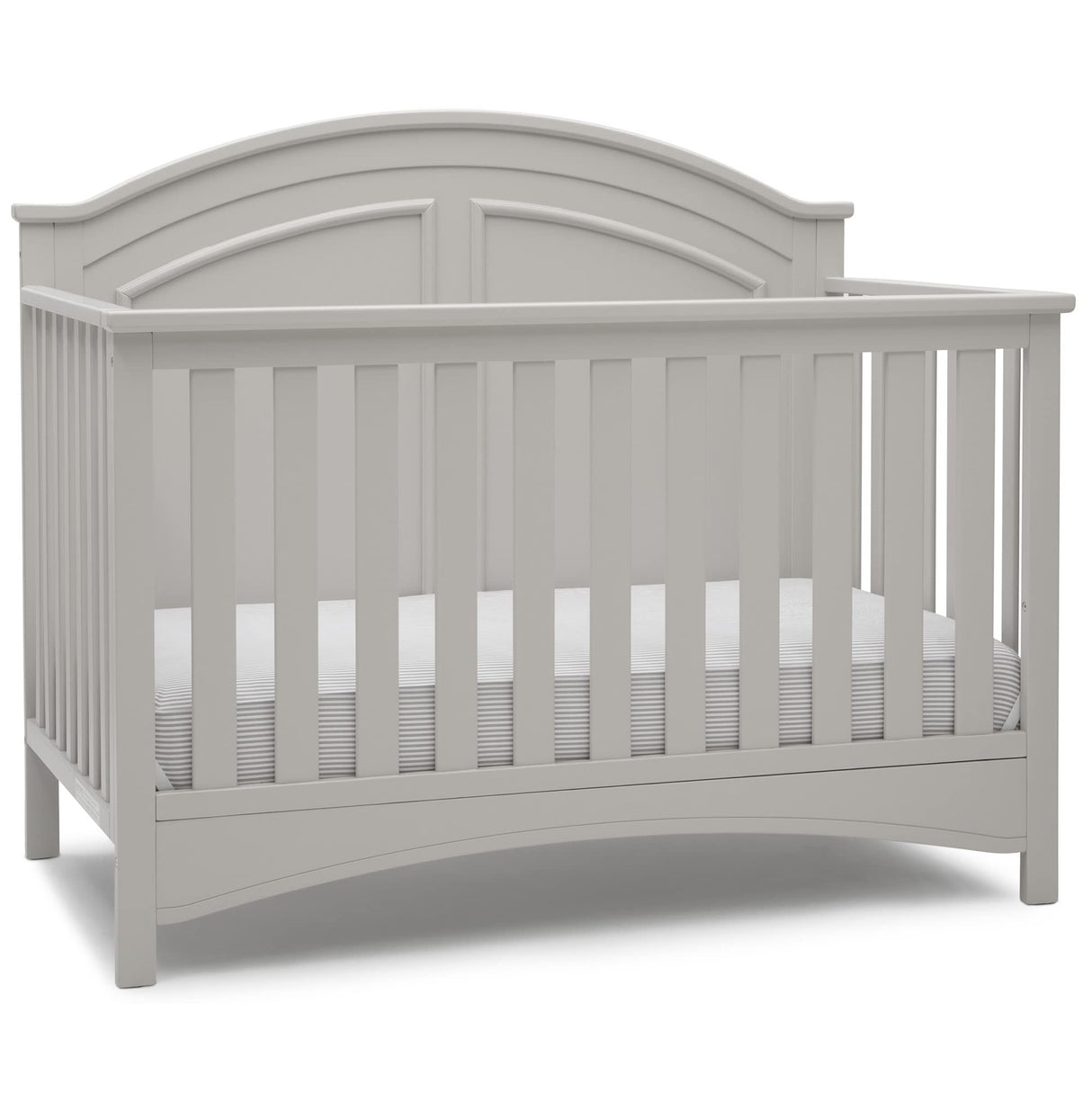 Delta Children Perry 6-in-1 Convertible Crib - Greenguard Gold Certified, Moonstruck Grey Delta Children
