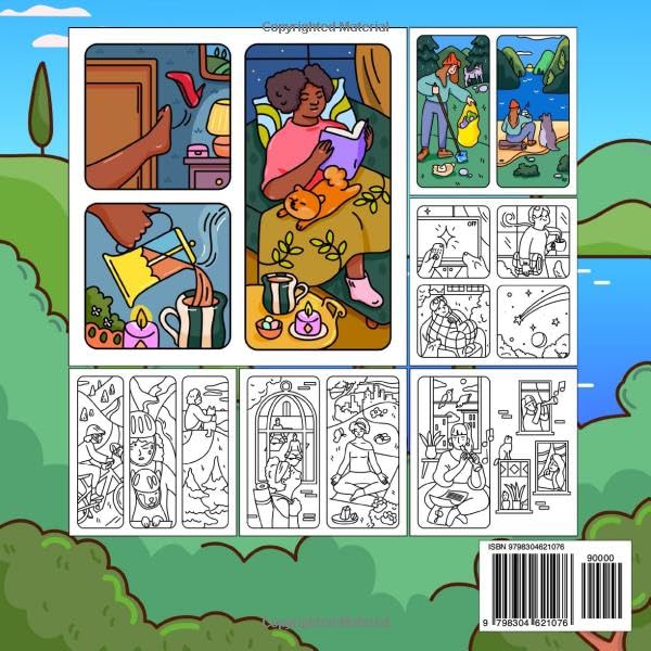 Little Wins: Coloring Book for Adults with Inspiring Moments for Self-Care and Relaxation (Soulful Self-Care Coloring) Majosta