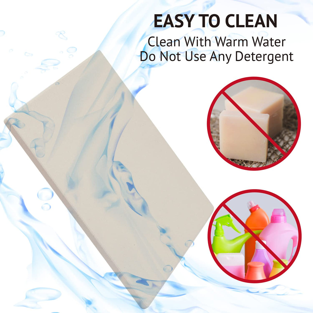 Waykea 10”x10.4”x0.5” Pizza Stone for Toaster Oven | Rectangular Cordierite Grilling Stone Bread Baking Stone for Grill, Oven waykea