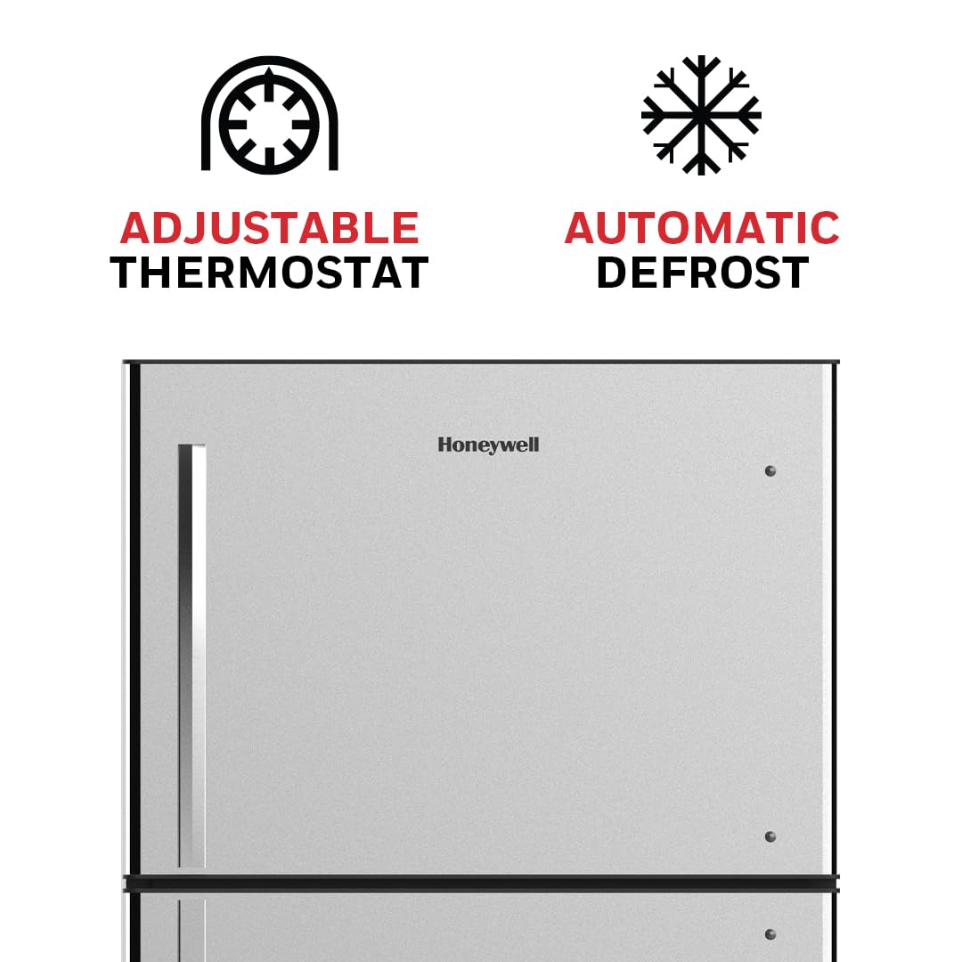 Honeywell H18TFW top Freezer Refrigerator, White Honeywell
