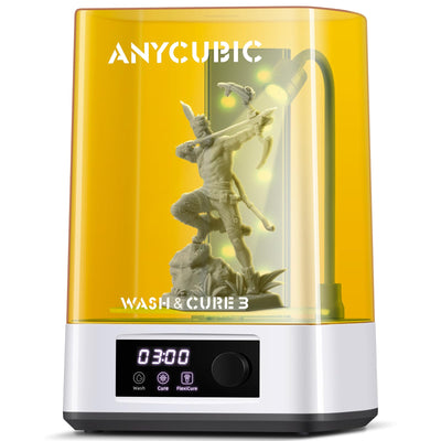ANYCUBIC Wash and Cure Station 3.0, Resin 3D Printer Post-Process for Most LCD/SLA/MSLA/DLP Resin Printer, Detergent Saving&Dual Cleaning and Curing Models