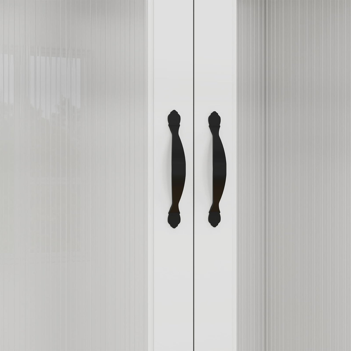 TemkTuek Modern White Armoire Wardrobe Closet with Doors, Large Capacity with 4 Drawers, Hanging Rods and Shelves for Bedroom Storage 63.0" W x 20.47" D x 70.87" H (72-27) TemkTuek