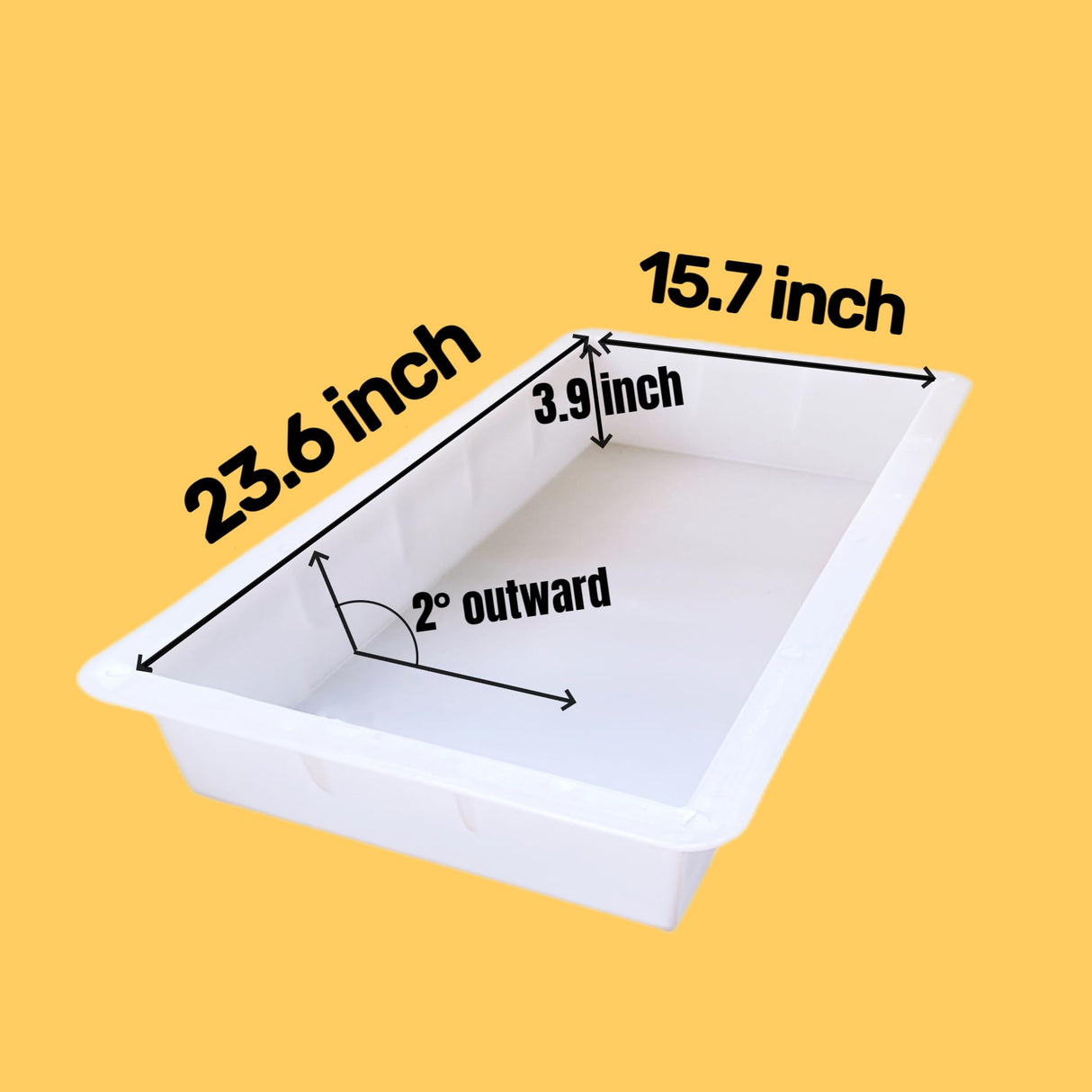 KONBANZE Epoxy Resin molds, River Table Reusable Molds, molds for Resin, Resin Supplies for DIY use, Solid Casting Epoxy Resin Mold for River Table, Resin deep Pouring Projects (23''×15'') KONBANZE