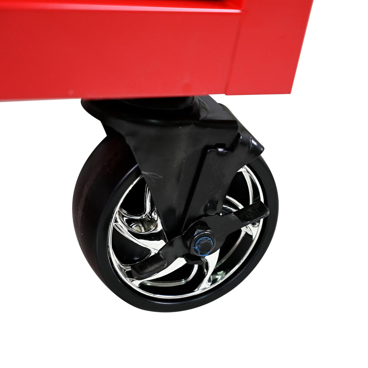 WTRAVEL Heavy Duty Rolling Tool Chest with 9-Drawer Wood Top Tool Cart Mechanic Tool Box with Wheels Tool Storage Cabinet Workbench High Capacity for Garage, Workshop, Repair Shop, Warehouse (Red) WTRAVEL