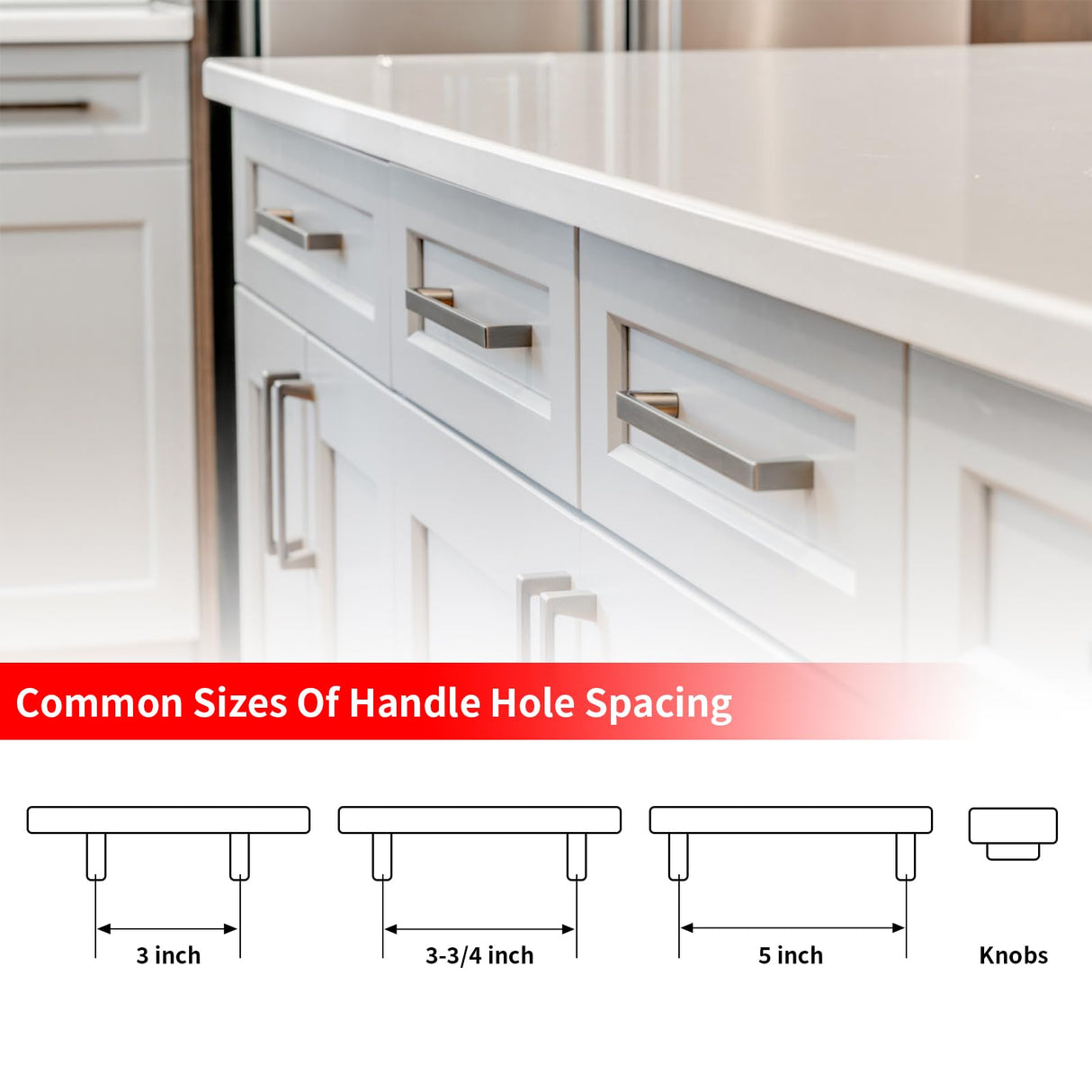 Ruitool Cabinet Hardware Jig Tool, Aluminium Alloy Cabinet Handle Install Template Tool, Adjustable Punch Locator Drill Template Guide, Cabinet Hole RUITOOL