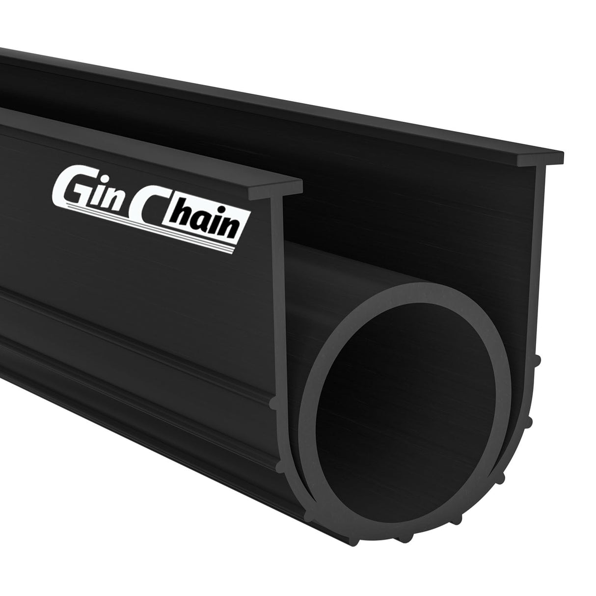 Ginchain Garage Door Seals Bottom Rubber Weather Stripping Kit with 1/4" T-Ends Seal Strip Replacement, Universal U+O Ring Weatherproof Threshold Buffering Sealing Rubber Ginchain