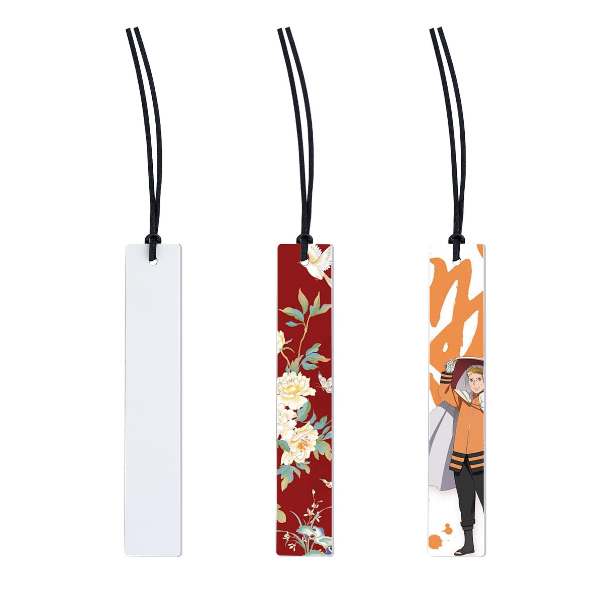 Framendino, 5 Pack Sublimation Leather Bookmarks Heat Transfer Leather Bookmarks Blank Bookmark for DIY Crafts Framendino