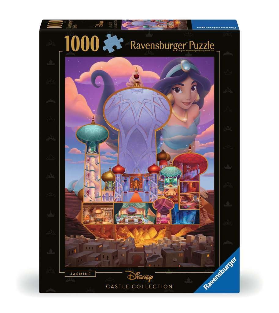 Ravensburger Disney Castle Collection: Jasmine 1000 Piece Jigsaw Puzzle for Adults - 12000258 - Handcrafted Tooling, Made in Germany, Every Piece Fits Together Perfectly Ravensburger