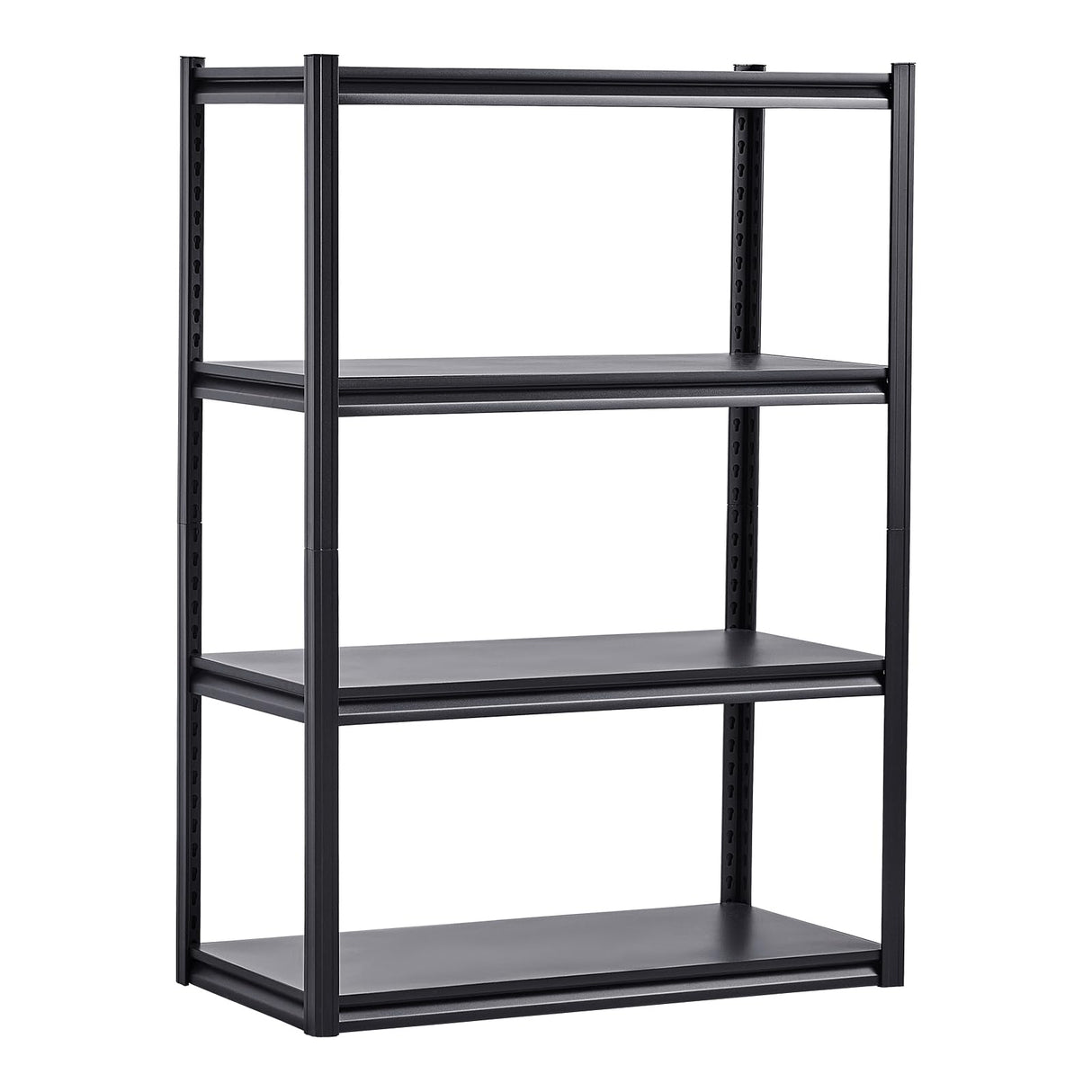 VEVOR Storage Shelves, 2400 lbs, 4 Tier Garage Storage Shelving, 20" D x 40" W x 57" H Adjustable Metal Shelves for Garage Shelves Utility Rack Shelf, Ideal for Kitchen, Warehouse, Basement, Black VEVOR
