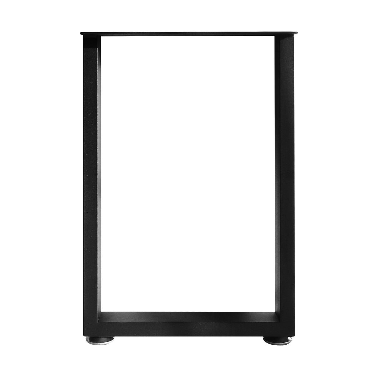 Topsair 16" Metal Furniture Legs with Adjustable Feet Desk Legs Iron Desk Legs Coffee Table Legs Bench Legs, DIY Furniture Legs for Side Table, Nightstand, Chair, 16"x11" Topsair