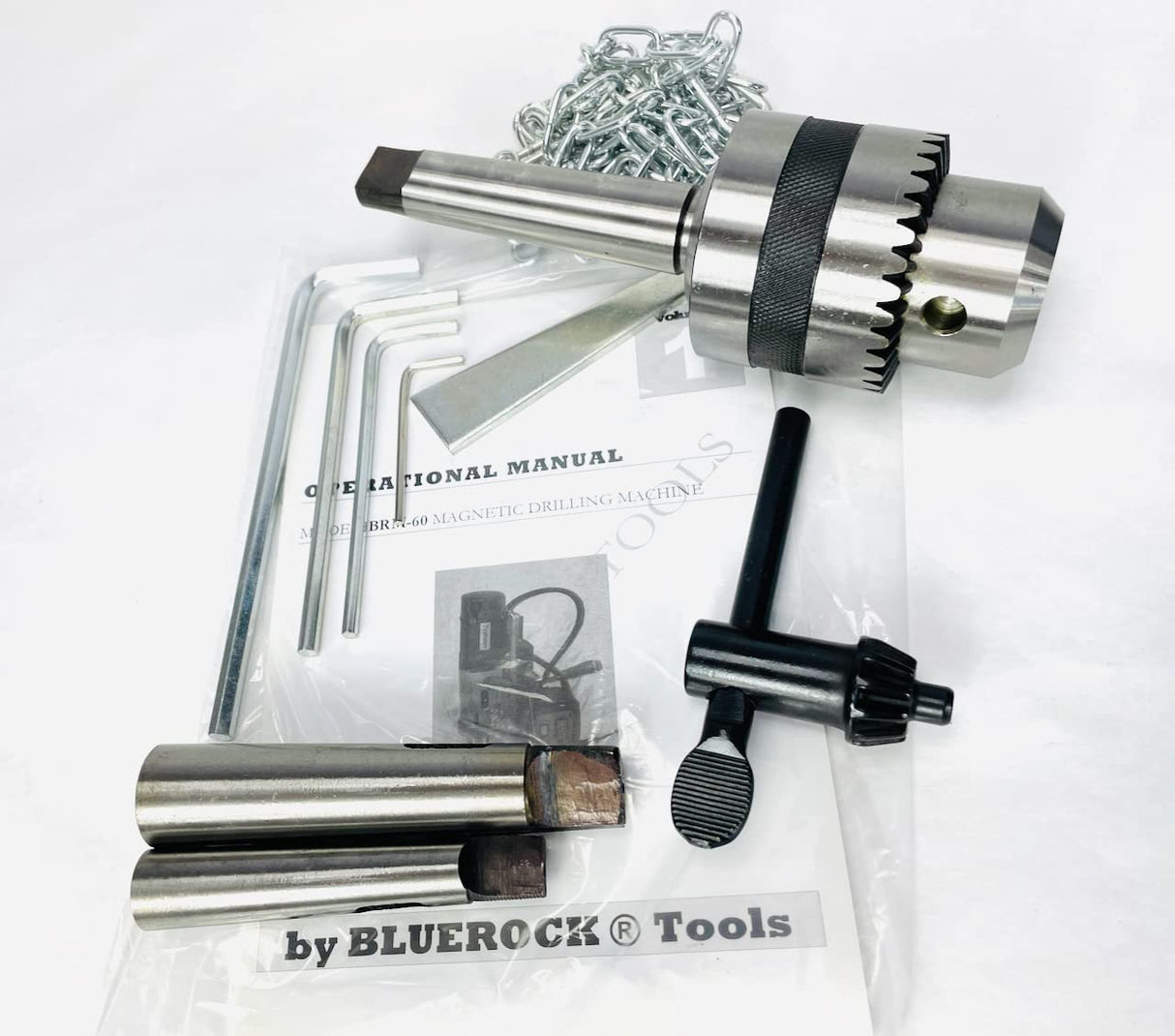 NEW! BLACK BRM-60A-B - BLUEROCK Tools Magnetic Drill - Mag Drill Typhoon Model BLUEROCK