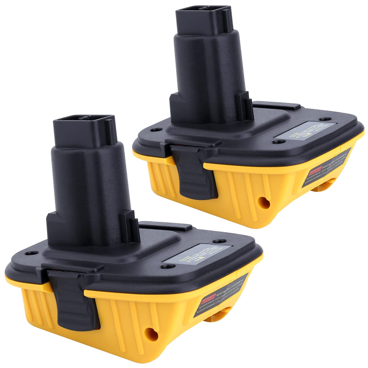 Kotoate 2Pack DCA1820 Battery Adapter Compatible with Dewalt 18V Tools, Compatible with Dewalt 18V to 20V Adapter, Compatible with Dewalt 20V Lithium Battery DCB201 DCB206 to 18V Battery DC9096 Kotoate