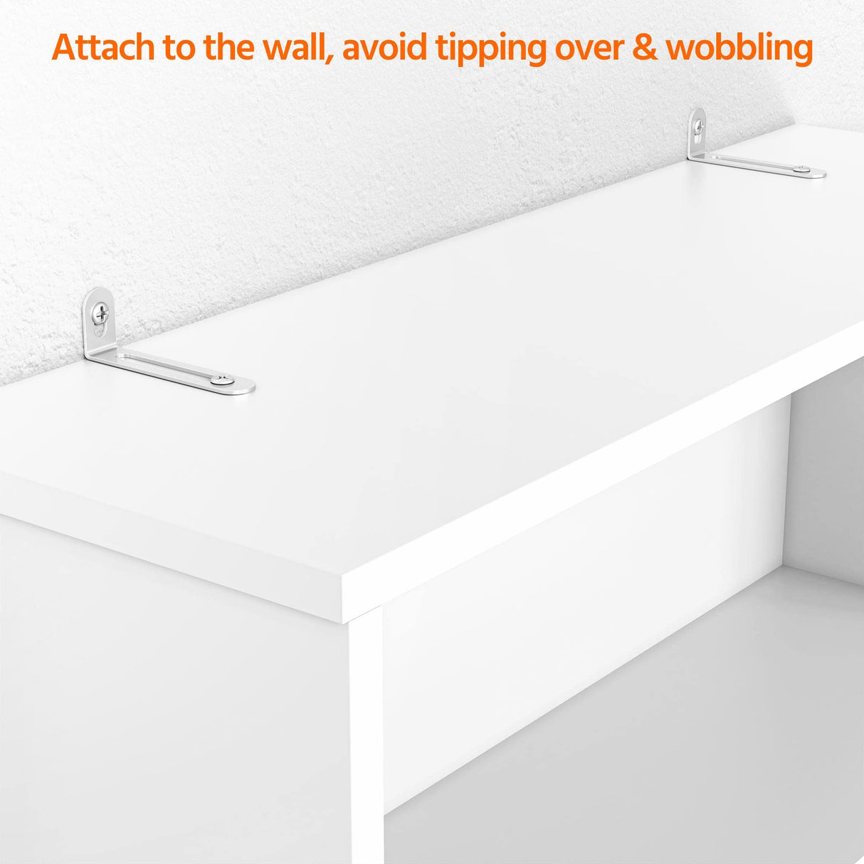 Yaheetech Over The Toilet Storage, Taller Bathroom Organizer Space-Saving Storage Cabinet with Adjustable Shelves and Double Doors, 77 in H, White Yaheetech