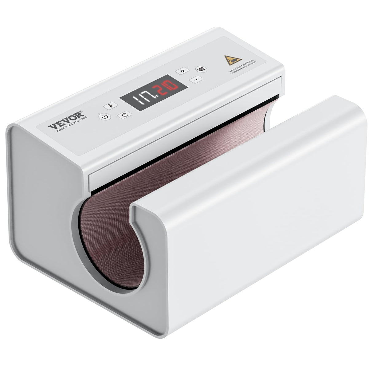 VEVOR Auto Tumbler Heat Press Machine, Mug Heat Press with Temp and Time Setting, Even Heating for 11-30oz Sublimation Tumblers, Mug, Cups (White) VEVOR