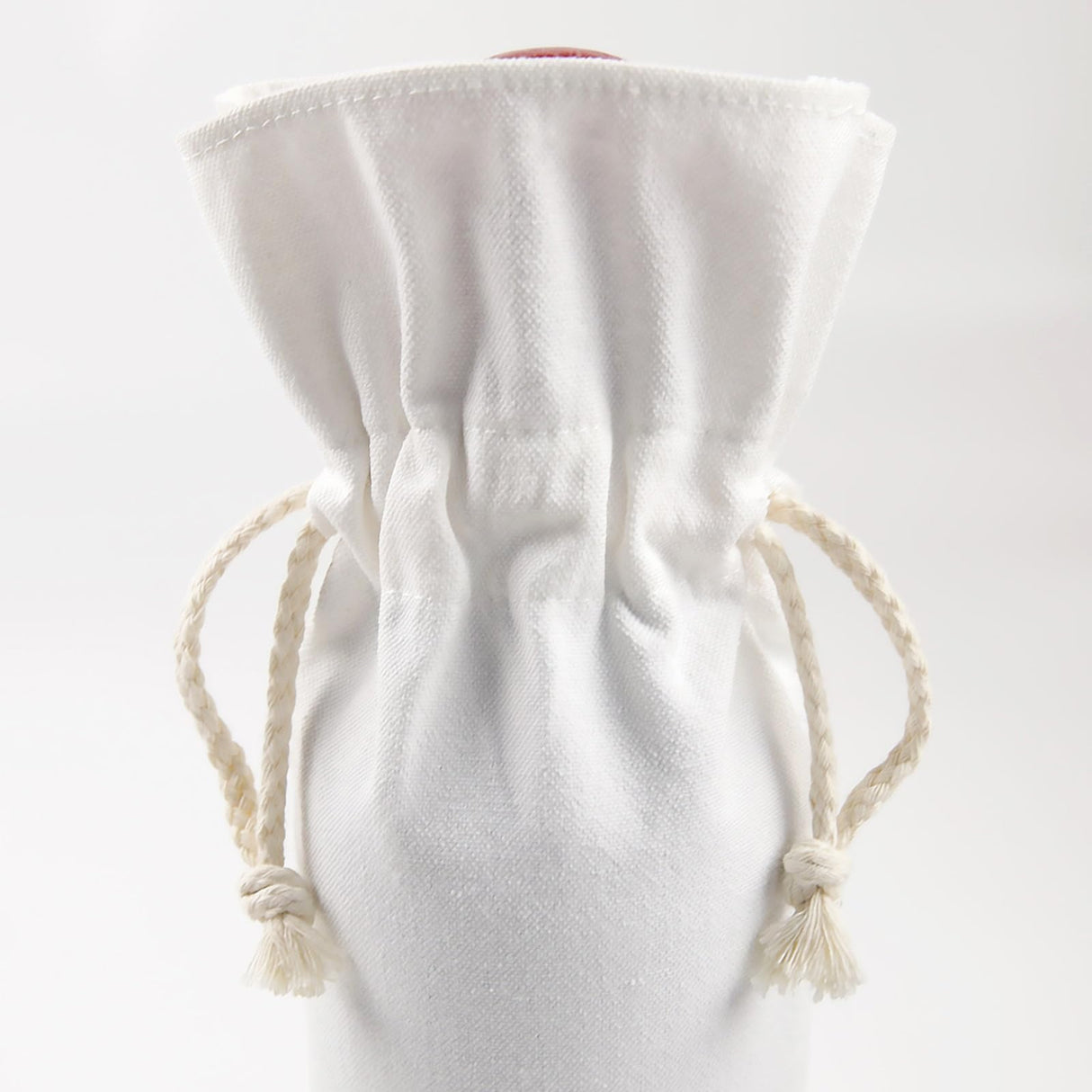 OKBA 15 PCS Sublimation wine gift bag blank, Canvas wine bottle bag with drawstring, Suitable for sublimation, screen printing, DIY graffiti OKBA