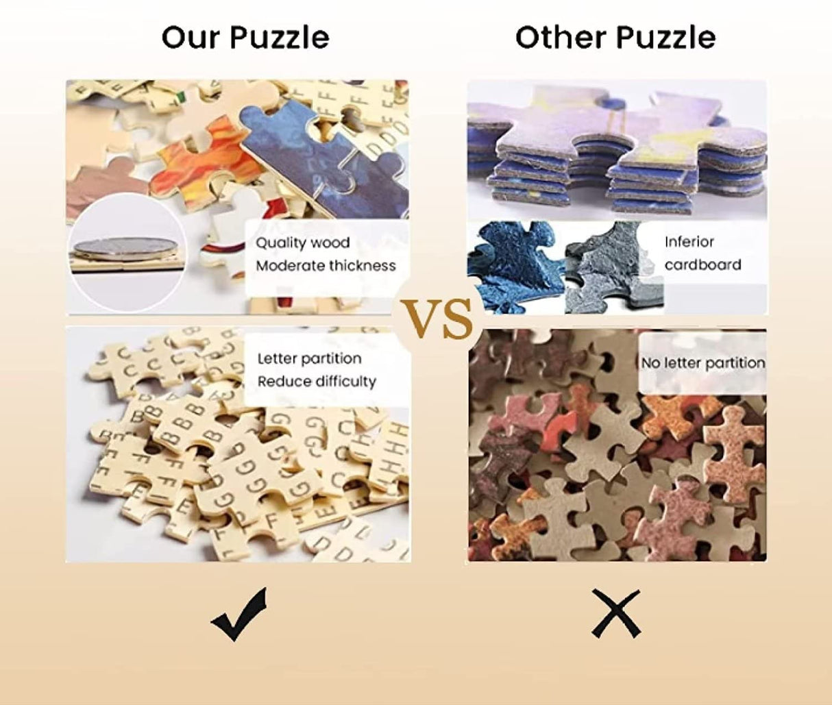 Baseball Inspirational Knowledge -1000 Piece Wooden Adult Puzzle - Toddler Toy Puzzle - Challenge Puzzle - Puzzle Gift - high Casual Game Props. Vlacoza