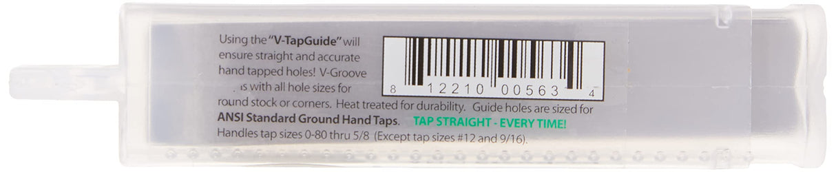 Big Gator Tools V-Tap Guide, Standard Sizes 0-80 to 5/8" Big Gator Tools