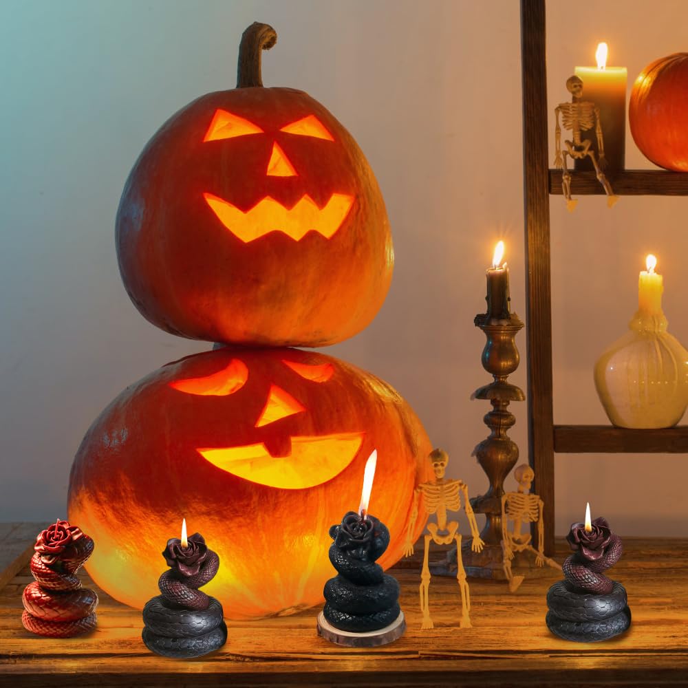 Candle Mold 3D Snake Winding Shape Silicone Resin Mold for Aromatherapy Candles Homemade Wax,Festive Decorative Candle molds,Resin DIY Mold lomitech