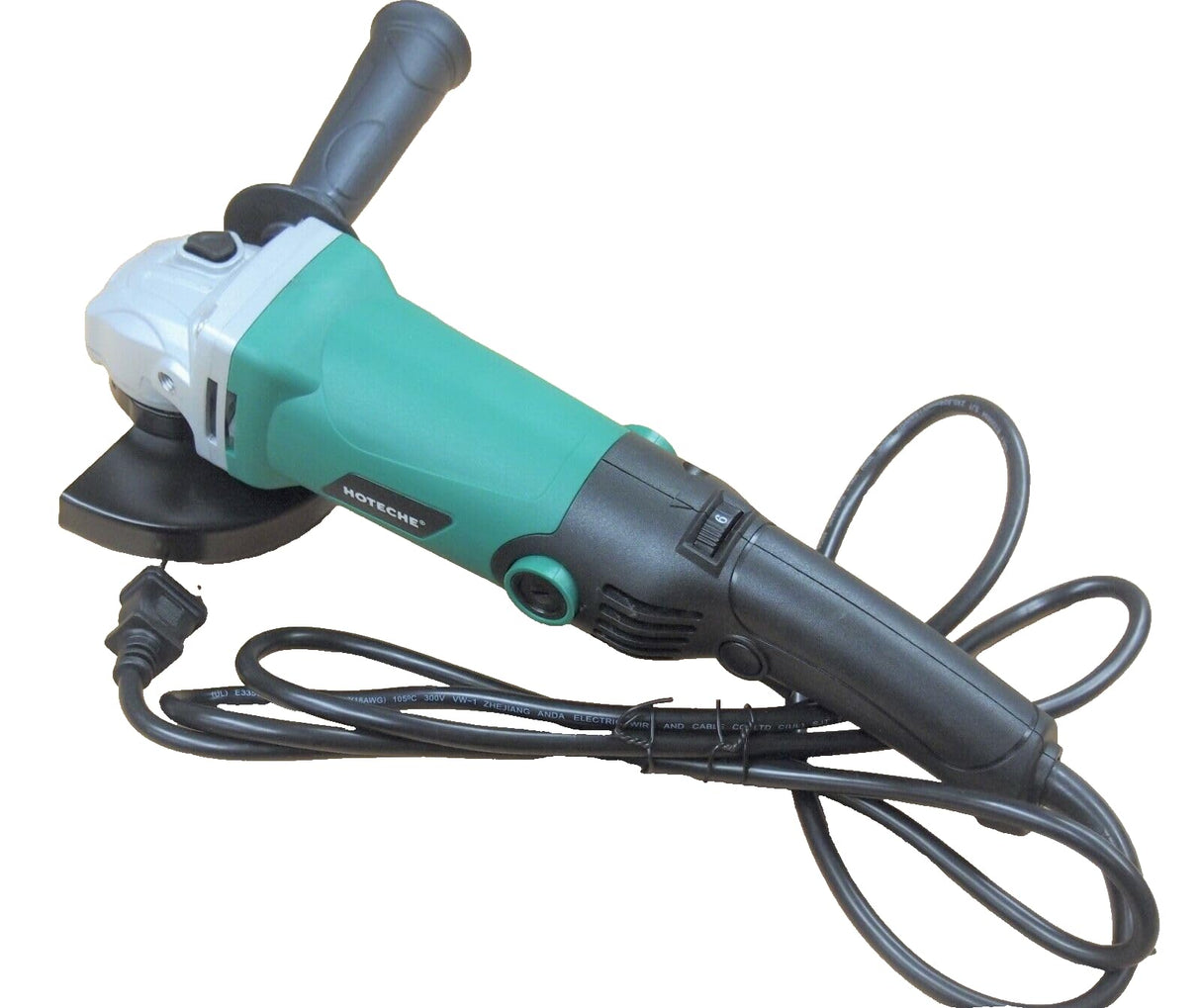 Hoteche 4-1/2" Electric Variable Speed Angle Grinder Trigger Grip Long Handle 950w Hoteche