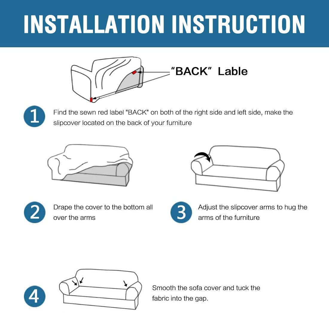 H.VERSAILTEX Stretch Velvet Loveseat Covers for 2 Cushion Couch Covers for Living Room Sofa Covers Slipcovers with Non Slip Straps Bottom, Ultra Thick Comfy Velour (Width 58"-72", Ivory) H.VERSAILTEX