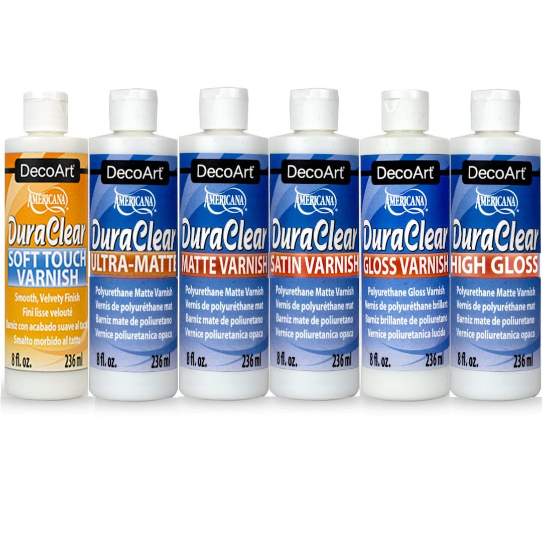 Decoart DuraClear Varnish, Gloss DS19-9, 8 fl oz Bottle DecoArt