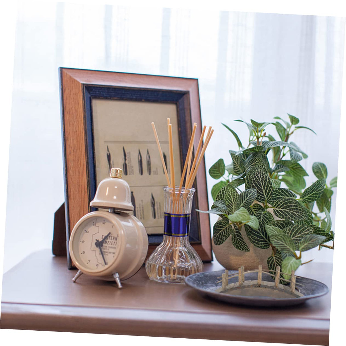 Yardenfun 2pcs Mini Wooden Arch Bridge Artificial Arch Bridge Wooden Bridge for Micro Bonsai Ornament Fence Garden Bridges for Outdoors 4ft Natures Garden Container Micro Scene Miniature Yardenfun