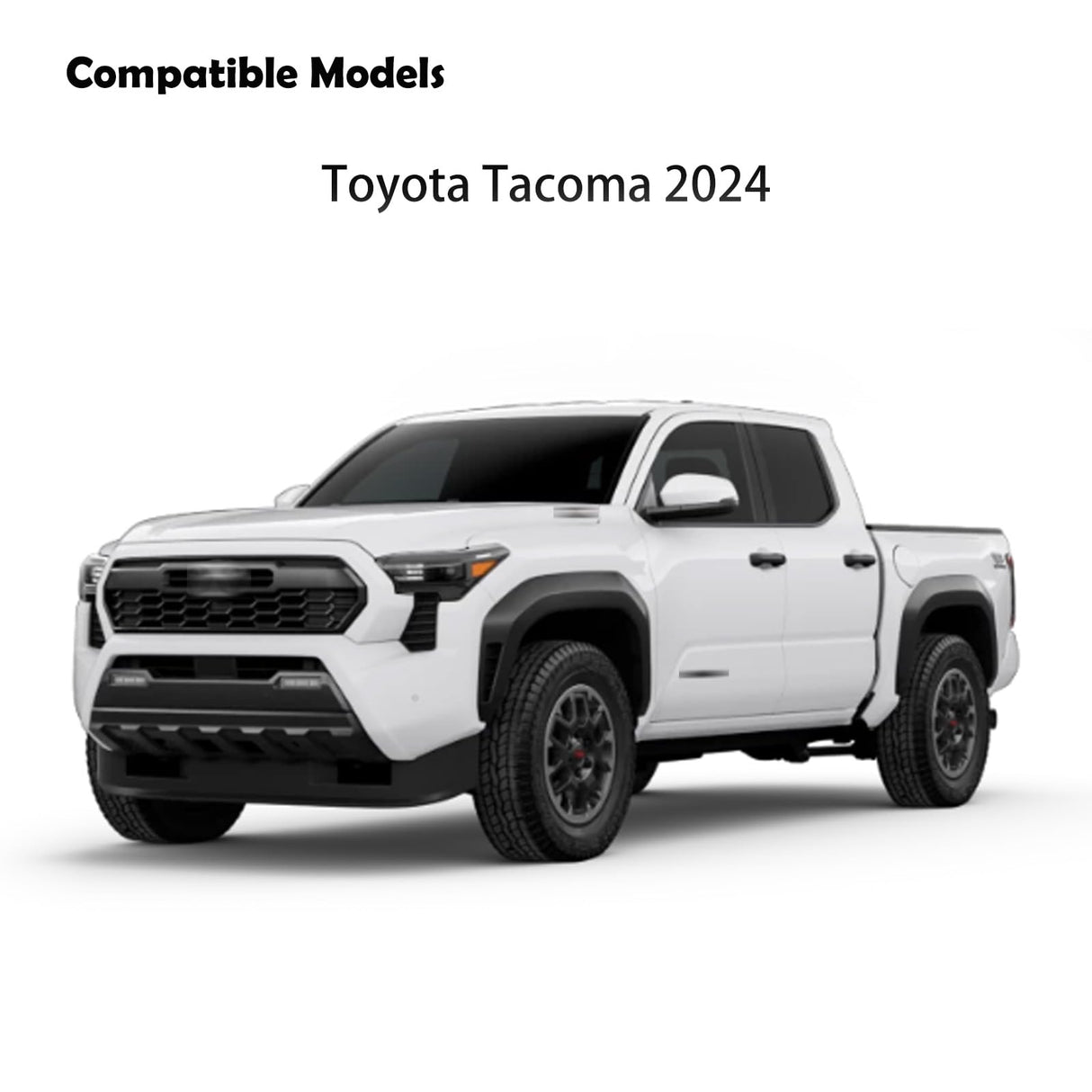 KEREN Center Console Gun Safe - Console Gun Vault Compatible with Toyota Tacoma 2024-2025, High Security Armrest Lock Box with 4 Digit Combination Lock KEREN