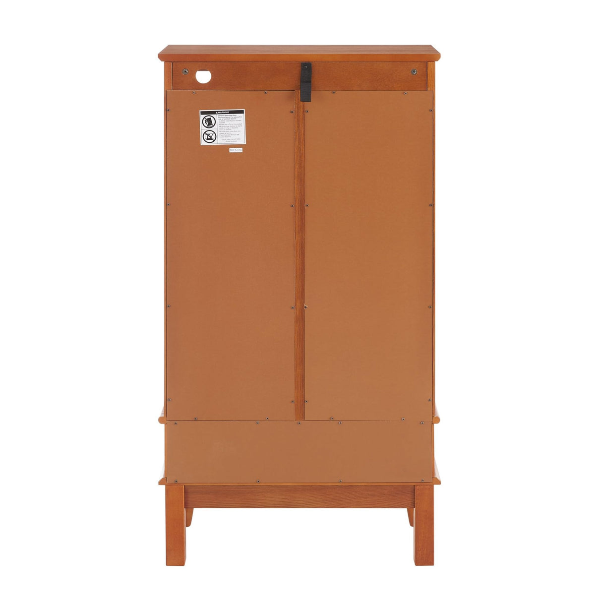 KEIKI Lighted Glass Display Curio Cabinet, 49" Tall Display Case with Adjustable Glass Shelves and Mirrored Back Panel for Living Room, Kitchen, Light Blub Included, Oak KEIKI