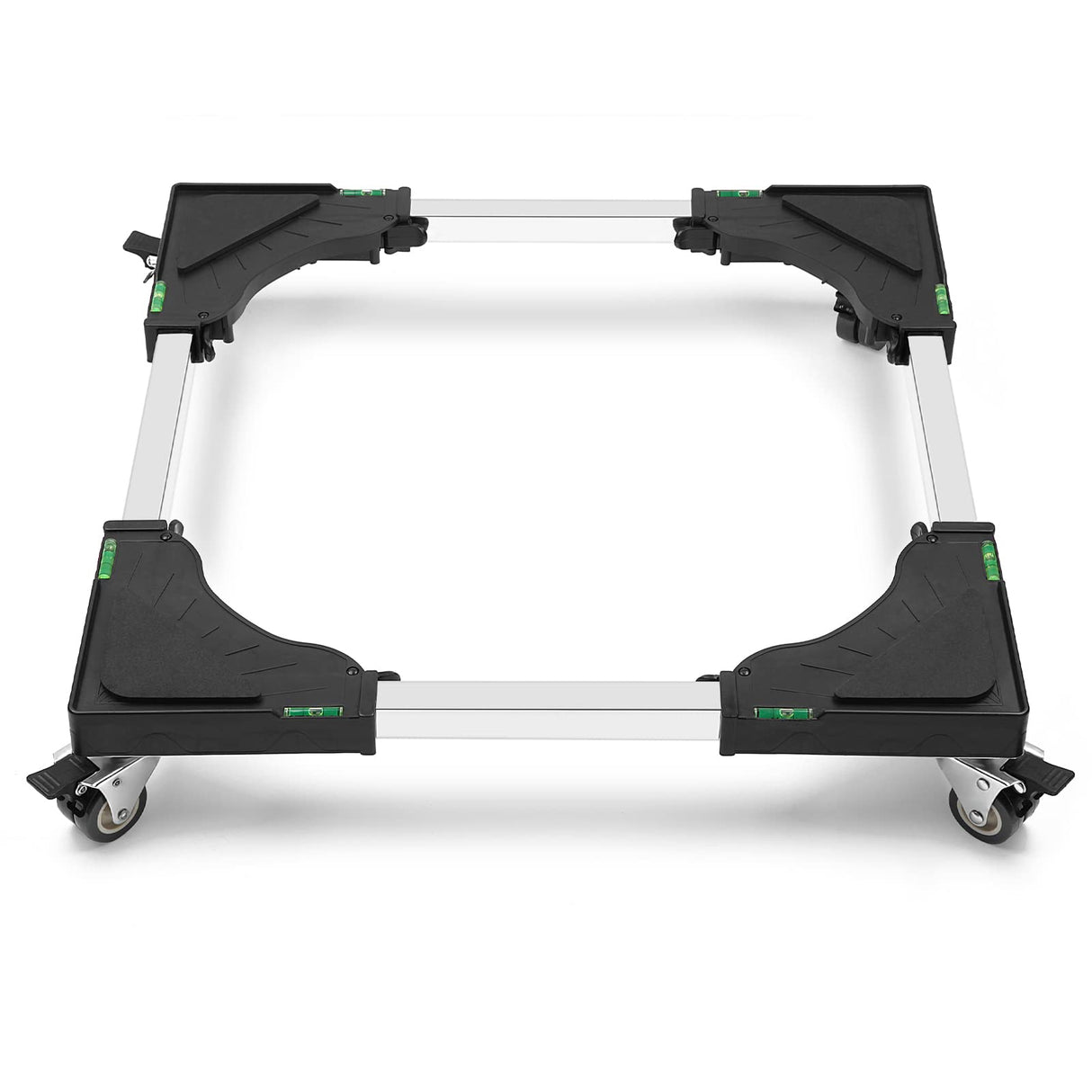 Nefish Furniture Dolly Adjustable Mini Fridge Stand Washing Machine Stand Mobile Roller with 4 Locking Swivel Wheels Universal Mobile Base Moving Cart for Dryer Refrigerator Nefish